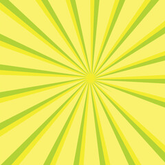 Abstract glowing yellow sunburst background. Maximum yellow glow effect sunburst background for presentation, banner, poster, flyer, sales.