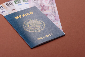 Mexican passport for travelling, flying and doing business. Mexico document