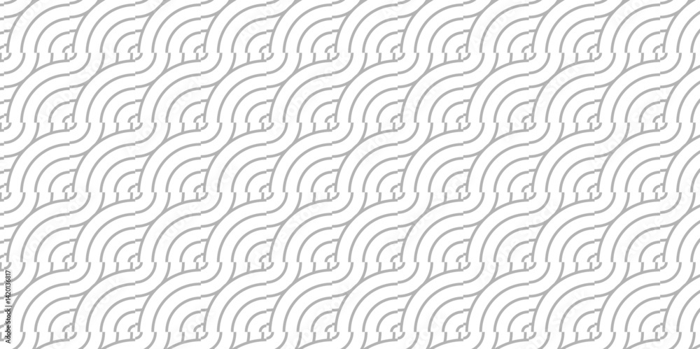 Poster overlapping pattern minimal diamond geometric waves spiral transparent and abstract circle wave line