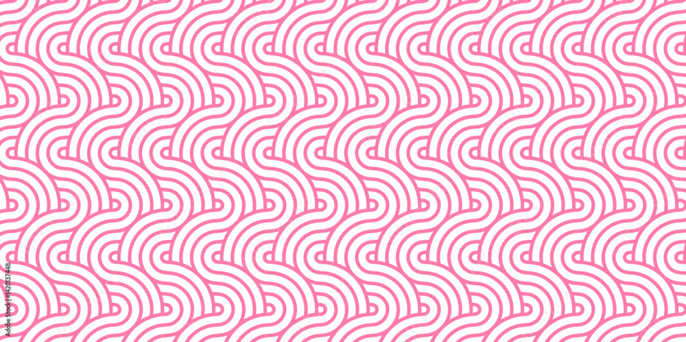 Poster overlapping pattern minimal diamond geometric waves spiral transparent and abstract circle wave line