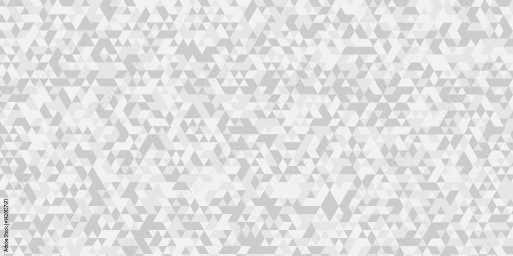Poster vector white and gray polygon mosaic triangle overlap texture background. white and gray overlapping