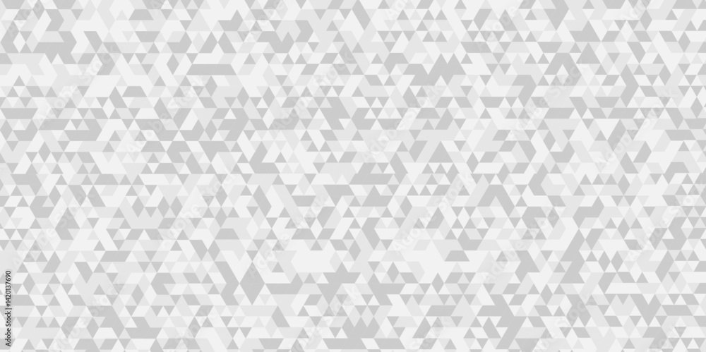 Poster vector white and gray polygon mosaic triangle overlap texture background. white and gray overlapping