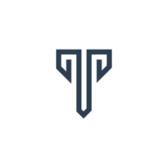 t Logo Template vector illustration