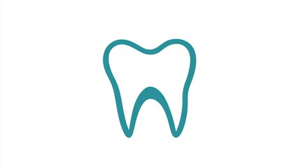 Fototapeta premium Dental Icon, White Background