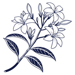  Vibrant Jasmine Plant Art for Home Decor