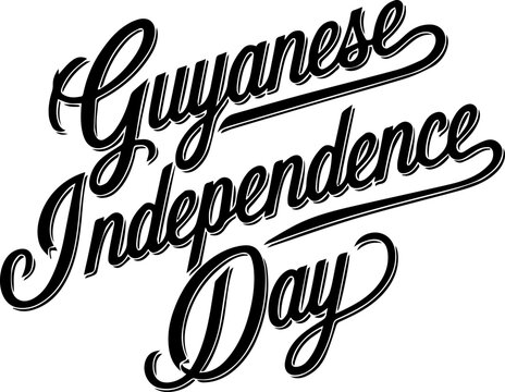 Guyanese Independence Day Graphic Design - Powered by Adobe