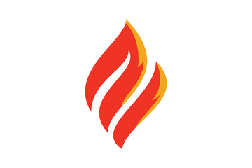 Fire Flame Logo Design Template