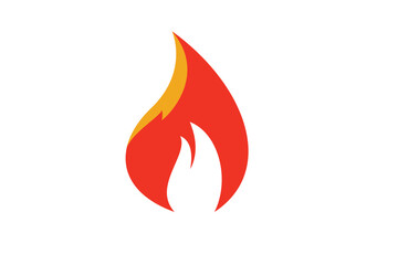 Fire Flame Logo Design Template