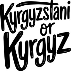 Kyrgyzstani Or Kyrgyz Name Choice