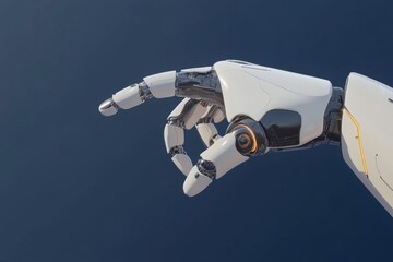Advanced robotic hand with intricate mechanisms