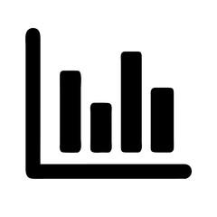 Bar chart graph diagram infographic data analysis statistics report presentation visual information