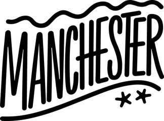 Manchester City Handwritten Design