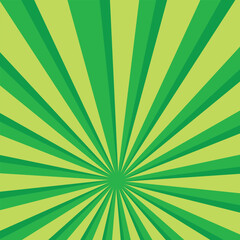 Bright green comic star burst background