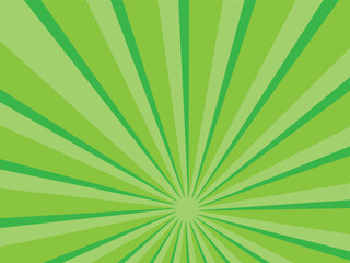 Bright green comic star burst background