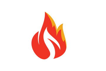 Fire Flame Logo Design Template