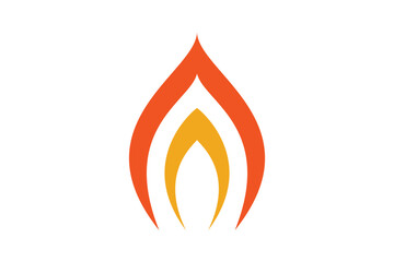 Fire Flame Logo Design Template
