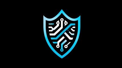 Obraz premium Dynamic sports league logo, a symbol of athletic excellence and fierce competition