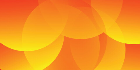 Minimal orange yellow gradient background, Abstract circle curve template, Shape modern art, beautiful autumn scene for presentation design, wallpaper, brochure, poster. vector illustration eps10