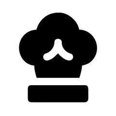 Chef hat cooking kitchen restaurant culinary baker gastronomy food service uniform symbol vector