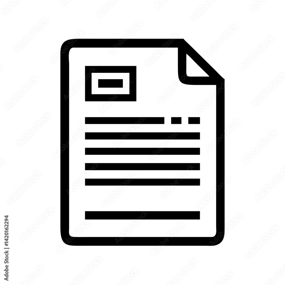 Poster document file paper page note text information data form contract agreement record list report