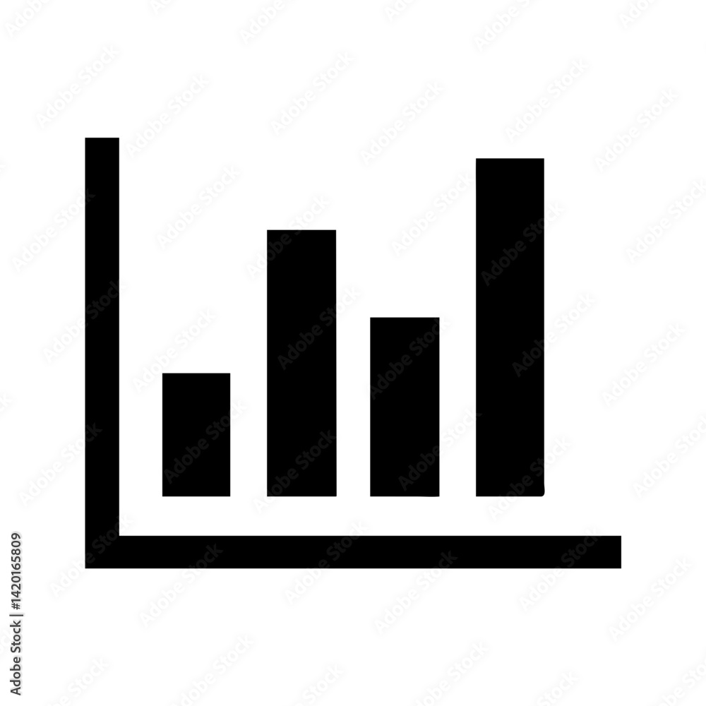 Poster bar graph chart diagram infographic data analysis business report statistics information presentatio