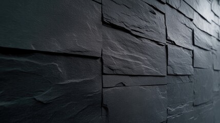 Dark Gray Stone Wall Texture
