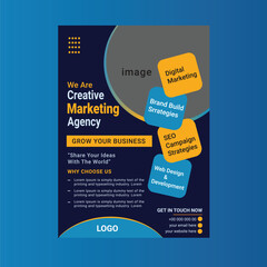 Creative Marketing Agency Flyer Design