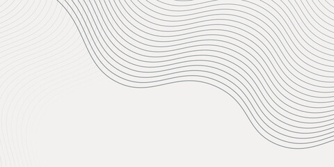 Abstract background with wavy blue lines on a white background. The blue lines create a flowing, textured pattern on the white surface concept