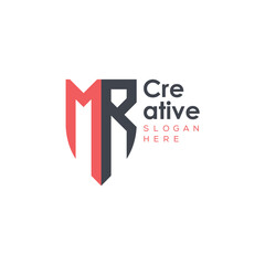 initial monogram letter logo with creative design.