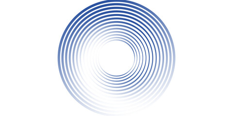 Modern abstract white background with blue gradient circular modern