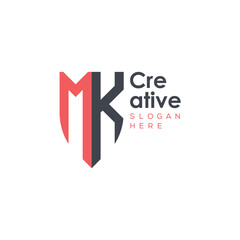 initial monogram letter logo with creative design.