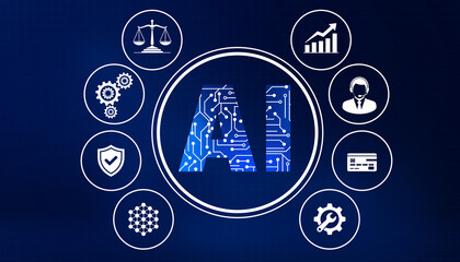 AI and Innovation Futuristic Technology, Intelligence, and Digital Transformation