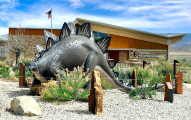 Visitors Center at the Utah entrance to Dinosaur National Monument near Vernal