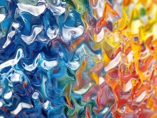 Fototapeta premium light ripple twist, chromatic wave, background