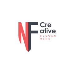 initial monogram letter logo with creative design.