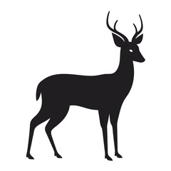 deer silhouette vector