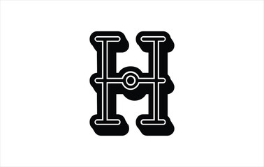 Elegant Letter H logo Vector Template Initial Letter H Logo Design Vector Template. Creative And Modern H logo
