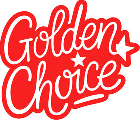 Golden Choice Award Logo Design