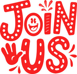 Join Us Now Fun Festive Invitation