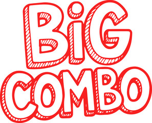 Big Combo Deal Red Graphic Design