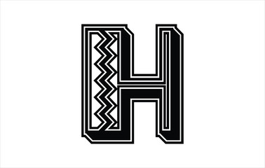 Elegant Letter H logo Vector Template Initial Letter H Logo Design Vector Template. Creative And Modern H logo