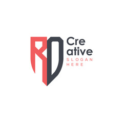 initial monogram letter logo with creative design.