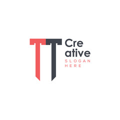 initial monogram letter logo with creative design.