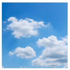 Fototapeta premium Clouds in a blue sky