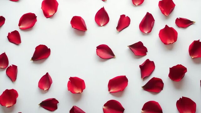 Border of Rose Petals