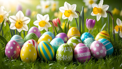 Spring Celebration with Easter Eggs