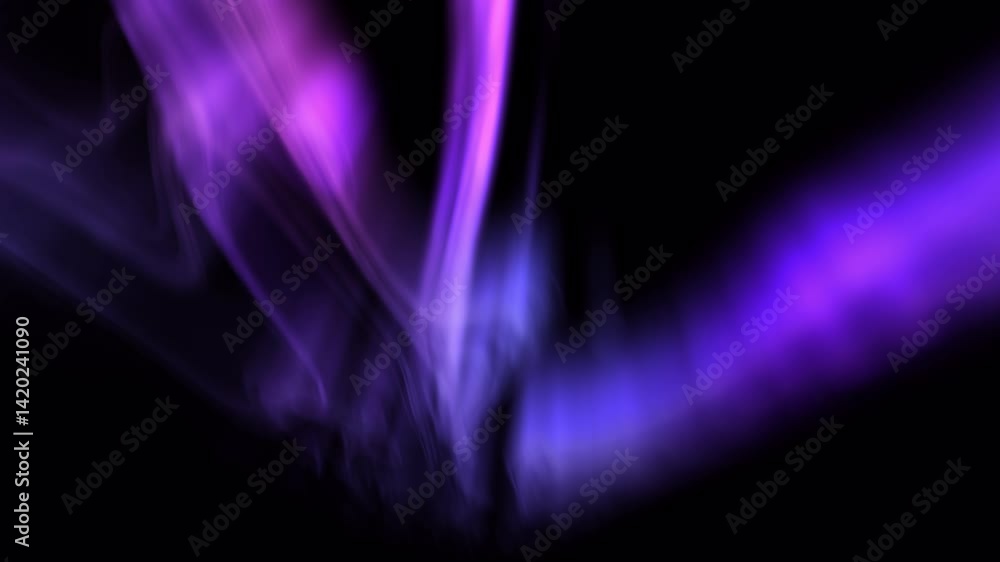 Wall mural aurora celestial showcase loop background animation