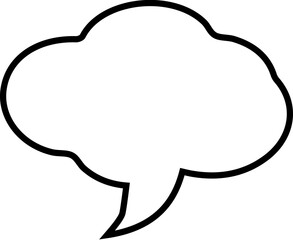 Comic Speech and Thought Bubble Icons – Blank Cartoon Dialogue Balloons