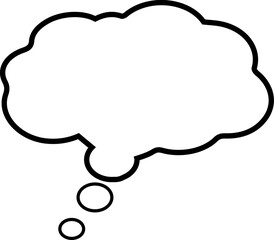 Comic Speech and Thought Bubble Icons – Blank Cartoon Dialogue Balloons