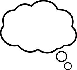 Comic Speech and Thought Bubble Icons – Blank Cartoon Dialogue Balloons